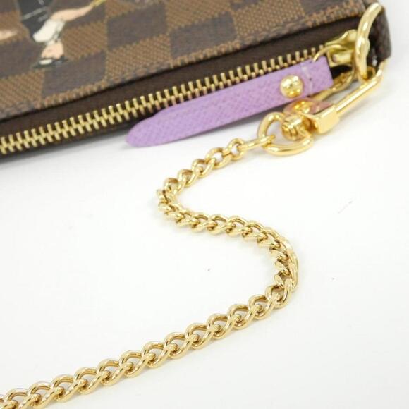 LOUIS VUITTON Brown Damier Pouch - Picture 6 of 7